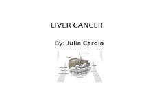 LIVER CANCER PowerPoint Presentation