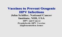 Cervical Cancer Vaccine PowerPoint Presentation