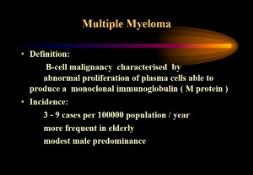 Multiple Myeloma - University of South Carolina PowerPoint Presentation