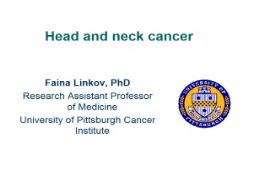 Overview About Head and Neck Cancer PowerPoint Presentation