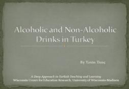 Alcoholic and Non-Alcoholic Drinks in Turkey PowerPoint Presentation