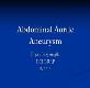 An Abdominal Aortic Aneurysm Powerpoint Presentation