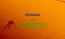 Abscess PowerPoint Presentation