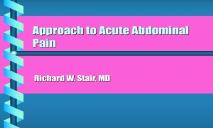 About Abdominal Pain PowerPoint Presentation