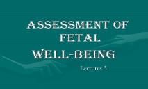 Amniocentesis and CVS PowerPoint Presentation