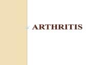 Human ARTHRITIS PowerPoint Presentation