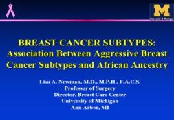 Breast cancer subtypes (Newman) PowerPoint Presentation