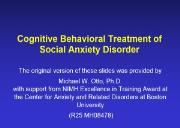 Pollack APA Symposium-Anxiety Disorders Association of America Powerpoint Presentation
