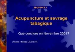 Acupuncture et sevrage tabagique PowerPoint Presentation
