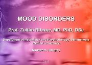 Genetical heterogenity of mood disorders Powerpoint Presentation