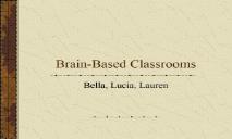 Brain Based Classrooms PowerPoint Presentation