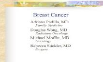 Breast Cancer In Human PowerPoint Presentation