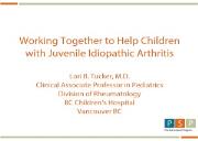 Juvenile Idiopathic Arthritis Powerpoint Presentation