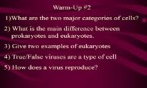 ORGANELLES in Plant Animal and Bacteria Cells PowerPoint Presentation