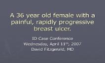 Breast abscess PowerPoint Presentation