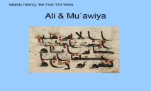 The Family & Mosque in Islam-The Islamic History Corner PowerPoint Presentation