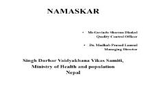 Ayurveda The Heritage of Nepal PowerPoint Presentation
