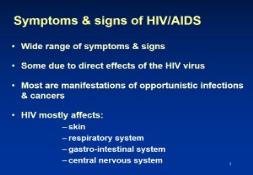 Symptoms & signs of HIV-AIDS PowerPoint Presentation