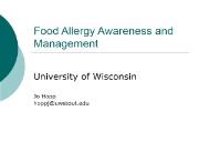 Food Allergy Awareness Powerpoint Presentation