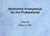 Alcoholics Anonymous for the Professional Powerpoint Presentation