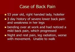 About Human Back pain PowerPoint Presentation