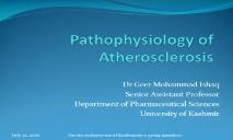 Pathophysiology of Atherosclerosis PowerPoint Presentation