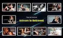 Top 10 Hottest Actresses In Hollywood PowerPoint Presentation
