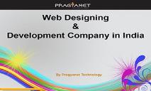 web development companies in india PowerPoint Presentation