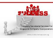 Company Secretarial Services For Singapore Company Incorporation Powerpoint Presentation