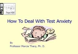 How to Deal with Math Test Anxiety PowerPoint Presentation