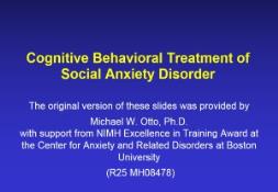 Pollack APA Symposium-Anxiety Disorders Association of America PowerPoint Presentation