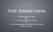 Learn About RAMAYANA PowerPoint Presentation