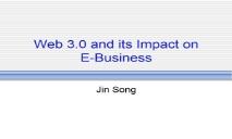 Web 30 and its Impact on E-Business PowerPoint Presentation