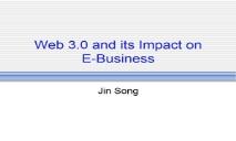 Web 30 and its Impact on E-Business PowerPoint Presentation