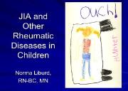 Juvenile Rheumatoid Arthritis-Arthritis Foundation Powerpoint Presentation
