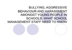Appendix A Bullying PowerPoint Presentation
