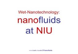 Nanotechnology nanoFLUIDS PowerPoint Presentation