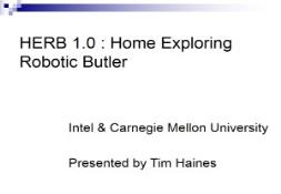 Home Exploring Robotic Butler PowerPoint Presentation