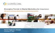 Emerging Trends in Digital Marketing for Insurance PowerPoint Presentation