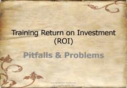 Training Return on Investment (ROI) PowerPoint Presentation