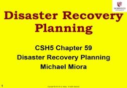 How Disaster Recovery Planning PowerPoint Presentation