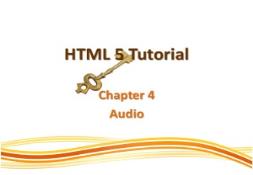 HTML 5 Tutorials PowerPoint Presentation