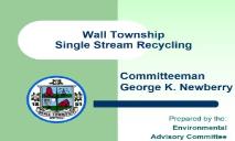 Single Stream Recycling PowerPoint Presentation