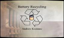Battery Recycling PowerPoint Presentation