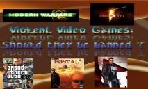 Violent Video Games-Should they be banned PowerPoint Presentation