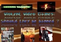 Violent Video Games-Should they be banned PowerPoint Presentation