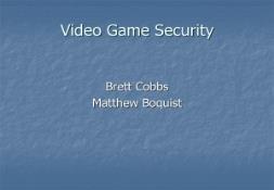 ONLINE VIDEO GAMES PowerPoint Presentation