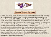 Radata Testing Service Powerpoint Presentation