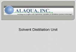 Solvent Distillation Unit PowerPoint Presentation