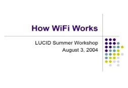 How WiFi Works PowerPoint Presentation